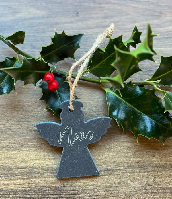 Personalised Angel - Hanging Decoration